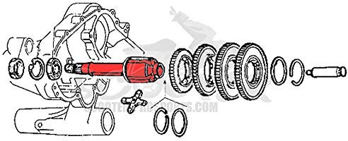 Albero motore per i modelli VESPA 125 PX RALLY Sprint
