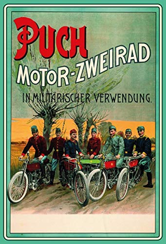 Deko 7 Blechschild 30 x 20 cm Puch Motor Zweirad Vintage