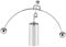 Balance Balls Toy, Mini Newton's Cradle Balance Ball Pendulum Lifting Physics Classic Science Fun Office Desk Toy