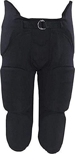 Meyer Sports MM Adult Football Pant with Integrated Pads - Black (Medium)