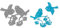 Stanzenshop Stanzschablone Zwei Vögel mit einem Ast, Stanze Tiere, Stanzschablone Frühling, Stanzformen, Schablonen, Scrapbooking, Kartenherstellung