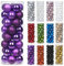 Briful 40PCS 4CM Christmas Baubles, Christmas Tree Decorations Xmas Hanging Ornaments Small Shatterproof Balls for Home Festival Gifts Christmas Decorations