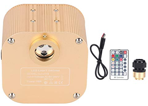 16W LED Light Engine RGBW Sternenhimmel Blinkende Plattenspieler Decke Glasfaserbeleuchtung für Heimkino-Autodekoration AC85-265V DC-Leitung