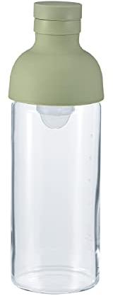 HARIO FIB-30-SG Filter-In Flasche, praktisches Fassungsvermögen, 298.7 ml (300 ml), rauchgrün, Made in Japan