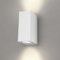 Ledvion Helene, LED Wandleuchte Außen Weiß Kubus, Beidseitig Für Zwei GU10 Up&Down, Außenwandleuchte, Wandlampe, Außenlampe, IP54
