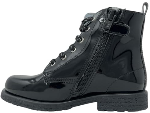 NeroGiardini I327570F Anfibi Junior da Bambina in Materiale Tecnico - Nero 26 EU