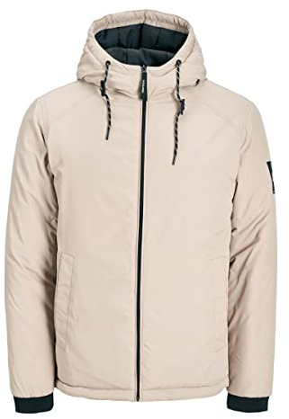 JACK & JONES Male Veste à capuche coupe-vent, vaisselle, XS