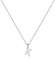 TINGN Kette Silber 925 Kette Damen, Hypoallergene Halskette Damen Silber Kette mit Buchstaben K Kette Silber Anhänger Kette Mädchen Geburtstagsgeschenk Geschenke für Frauen Teenager Mädchen Geschenke