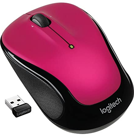 Logitech M325s Wireless Mouse 3.7 x 2.2 x 1.5 - Brilliant Rose
