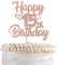 1 Stück Happy 15th Birthday Cake Topper Heart Star 15 Fabulous Tortendeko Prost auf 15 Jahre alt Fünfzehn fabelhafte Tortendekorationen 15 Geburtstag Party Kuchen Dekoendeko Roségold
