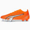 Puma Ultra Match FG/AG - Tacos de fútbol para hombre, Ultra Orange/Puma White/Blue Glimmer, 42 EU