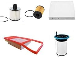 AOQ - KIT TAGLIANDO 4 FILTRI COMPATIBILE CON FIAT PANDA (312) 1.3 D MULTIJET 1.3 4X4 (Euro 6)