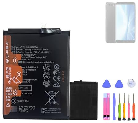 HIGHAKKU Batería de Repuesto HB386589ECW Compatible con Huawei P10 Plus y Honor View 10 y Honor Play y Nova 5T con Herramientas