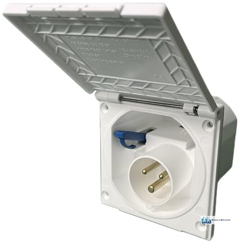 xsports Electric Mains 240V Hook Up Socket Inlet Motorhome Camper Selfbuild Horsebox VW Caravan