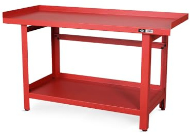 AFF Workbench - Heavy Duty Work Table with Storage Shelf - 1300 LB Capacity