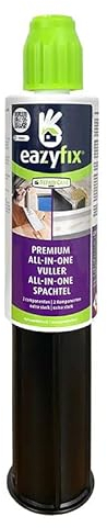 EAZYFIX Premium All-in-One Spachtel - 150 ml | 2-Komponenten Epoxidharz für Viele Diverse Untergründe wie Beton, Holz, Stein | Schnelle Aushärtung & Einfache Anwendung