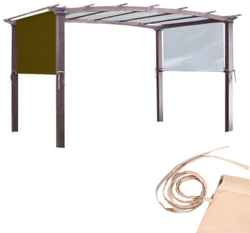 YDkjwjw Ersatz-Überdachung für den Außenbereich mit Paracords und Taschen Universelle Überdachung Verstellbare Pergola-Abdeckung Pergola-Schattenabdeckung für Auto Boot Marktstand
