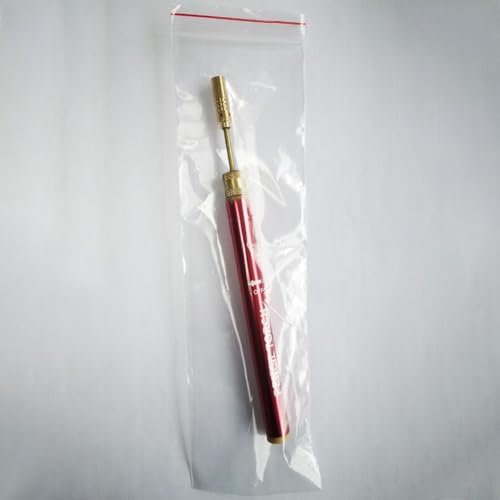 Nachfüllbarer rosa Bleistift-Airbrush-Lötkolben, schnurloses Butangas, geeignet für PVC-Rohrbogen (1 Stück)