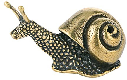 CIYODO Retro Vintage Massivkupfer Schnecke Schreibtisch Ornament Dekorative Tier Für Home Office Decor