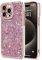 Lafunda for iPhone 15 Pro Case for Womens Girls, Luxury Bling Glitter Diamond Crystal Festival Shiny Case Camera Protection Shockproof Silicone TPU Phone Cover for iPhone 15 Pro 6.1, Pink