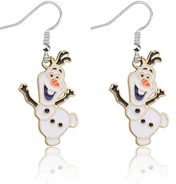 KUIYAI Schneemann-Oalf-Geschenk, Oalf-Liebhaber, Cartoon-Film-inspiriertes Geschenk, Frozen Olaf Merchandise, S, Legierter Stahl, Kein edelstein