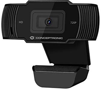 Conceptronic AMDIS03B Webcam AMDIS 720P HD Webcam+Microphone sw (Generalüberholt)