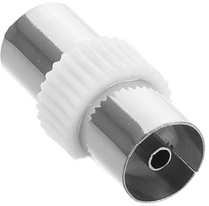 FONDOTIN Adattatore Coassiale Femmina Femmina Per Antenna Tv Connettore Terminale Robusto e Durevole Facile Installazione Compatibile Con Varie Interfacce Tv Materiale Per Trasmissione