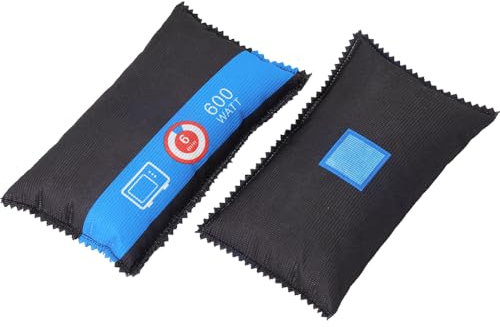 Kalopsia Deshumidificador Coche Reutilizable - Bolsas Antihumedad con Indicador Inteligente, Gel de Sílice Ecológico para Coches, Armarios, Autocaravanas y Espacios Húmedos, 2 Unidades (400g)