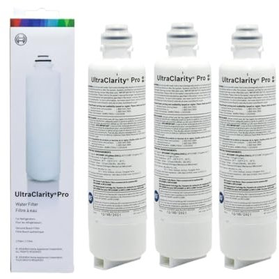 Refrigerator Water Filter，Compatible for Bosch ，Compatible for UltraClarity Pro ，BORPLFTR50,BORPLFTR55,RA450022,12033030(3PCS)