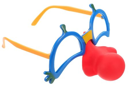 Ciieeo Clown-brille Mit Nase Für Fasching Und Karneval Lustiges Kostüm-zubehör Für Erwachsene Und Dekorative Requisite Für Partys Und Fotoautomaten
