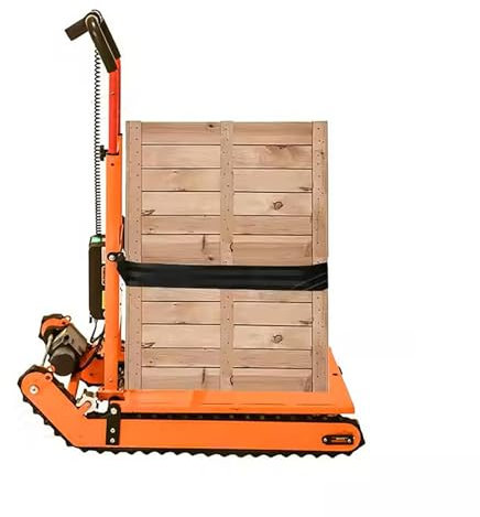 XGXHIN Carrello Saliscale Elettrico Pieghevole, Trolley Motorizzato con Cingoli, Portata 210kg, per Mobili e Elettrodomestici Pesanti