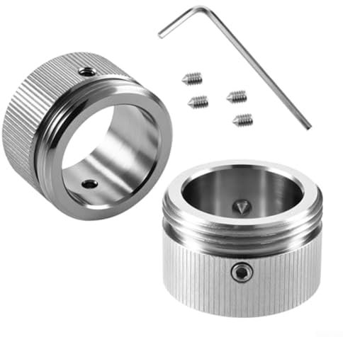 Heizkörper-Thermostat-Adapter-Set, Edelstahl-Heizungsventiladapter, für RA, RAV- und RAVL-Ventile, 2 Stück
