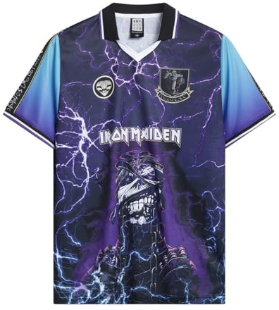 Amplified Unisex Adult Powerslave Iron Maiden Jersey (XL) (Multicoloured)