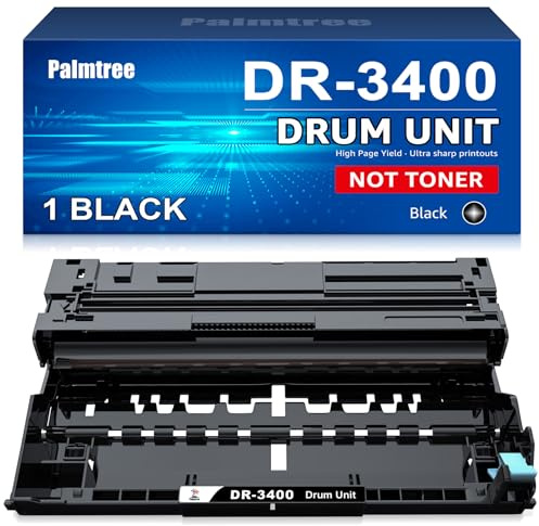 Palmtree DR3400 unità tamburo Compatibile con Brother DR 3400 DR-3400 TN3480 MFC L5750DW TN 3480 TN-3480 MFC -L5750DW MFC-L5750DW Toner HL-5100DN MFC L5700DN MFC-L5710DN HL L5000D DCP-L5500DN