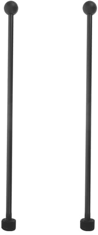 Toyvian Professionelle Marimba Schlägel Rutschfestes Zubehör 2 Stück aus Edelstahl mit Gummikopf und Filzüberzug für Zungentrommel und Percussion Instrumente