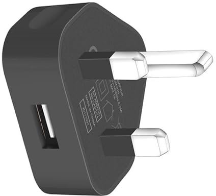 USB Desktop UK Plug, USB Charger, Adapter CE Approved Compatible iOSiPhone iOSiPad All Models Samsung Galaxy HTC LG Sony Huawei Motorolla and Many More Models (Black)