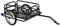 HOMCOM Bike Trailer Cargo in Steel Frame, Extra Bicycle Storage Carrier with Hitch (Black)
