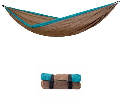 AMAZONAS Ultra-Light Hängematte Silk Traveller XL Mountain Ultraleicht und komfortabel 385 g 295 x 150 cm Packmaß 25 x 8cm bis 200 kg
