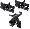 skysen Selbstschließendes Vinyl-Zaun-Scharnier und Riegel-Hardware-Kit aus Edelstahl, 2 Scharniere und 1 Riegel (Einzeltor-Set)
