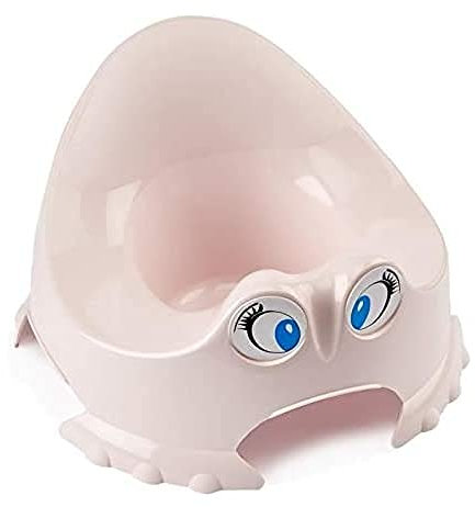 THERMOBABY - Pot rigolo - Hygiène de bébé - À Partir De 18 Mois - Fabriqué en France - Rose Poudré