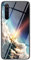 Funda para Realme 6 Pro Cubierta de Cristal Degradado de Color Caja de Vidrio Templado Case Cover para Realme 6 Pro (Brillante Estrellado)