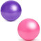 YMWALK Pilates Ball, 2 PCS 25 cm Kleiner Übungsball, Mini Soft Pilates Ball Anti-Rutsch-Anti-Burst-Fitness-Fitnessball Perfekt für Pilates, Yoga, Kerntraining und Physiotherapie (lila und pink)