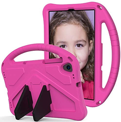 Tading Kids Case for Lenovo Tab M10 FHD Plus TB X606X X606F/Tab K10 10.3 Tablets, Shockproof Children Friendly Protective Handle Stand Cover for Lenovo Tab M10 HD 2nd Gen TB X306X X306F 10.1 - Rose