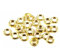 TERF® 100 Pcs Brass Plated Screw Cup Washer Size No. 8 Countersunk Screw Surface Finishing Cup Washers Gauge Size No. 8g