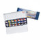 Rosa Gallery Landscape Professional Aquarellfarben-Set, 21 Wasserfarben à 2,5 ml, Hohe Lichtechtheit Farben Kit für Künstler, Erwachsene, Leichtes und tragbares Metallgehäuse