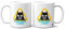 SUPER FABRIQUE Mug/Tasse en céramique Batman - bébé à bord
