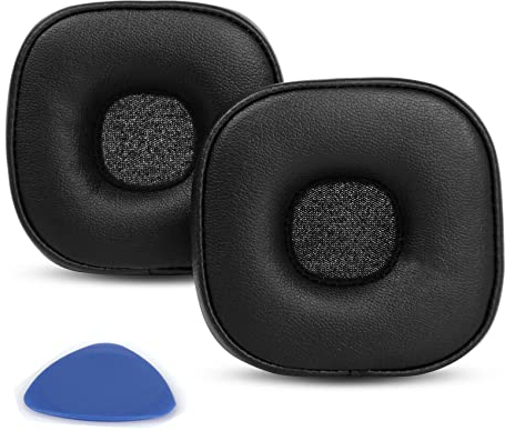 Major 4 - YunYiYi - Almohadillas de Repuesto Auriculares compatibles con Marshall Major IV On-Ear Bluetooth Auriculares Proteína Cuero Almohadillas para Orejas/Orejas/Cubierta (Major IV Negro)