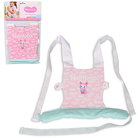 Nenuco Porte-bébé Jouet, NFN37000, Multicolore, Taille Unique