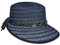 LIPODO Sombrero de Regencia Vented Valevia Mujer - Gorra Visera para el Sol Playa con Verano Primavera/Verano - Talla única Azul Oscuro