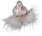 Christbaumschmuck Vögel mit Federn auf Clip 5,5cm mundgeblasenes Glas handbemalt - Glasfigur Dekovögel auf Klammer Rosa/Grau - Weihnachtskugeln - Vogel Deko & Weihnachtsbaumschmuck
